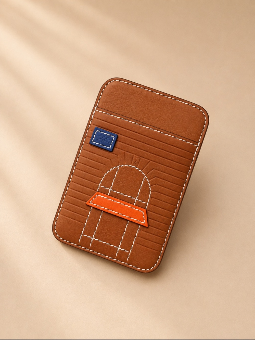 🔥 HERMES Faubourg MagSafe Card Holder in Gold Swift Calfskin